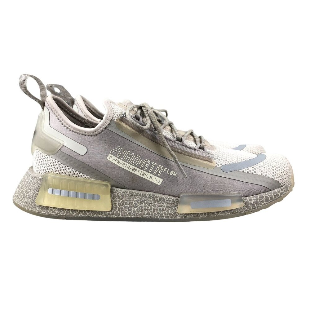 Adidas Men's Size 8 NMD R1 Spectoo Bliss Light Brown Grey Silver Sneakers GZ9266